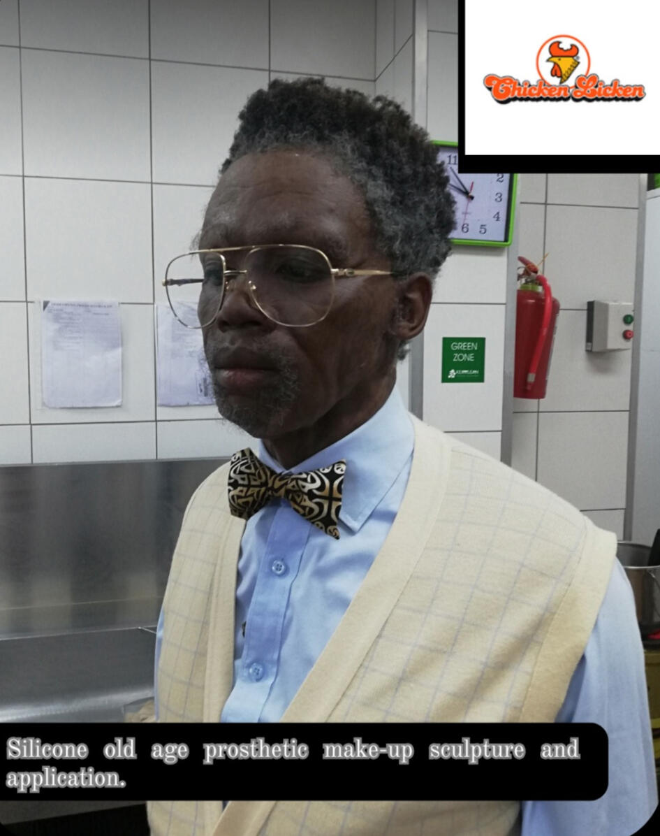 Chicken Licken – Advertising Campaign Assisted with old age prosthetic applications for Chicken Licken campaign (2018).